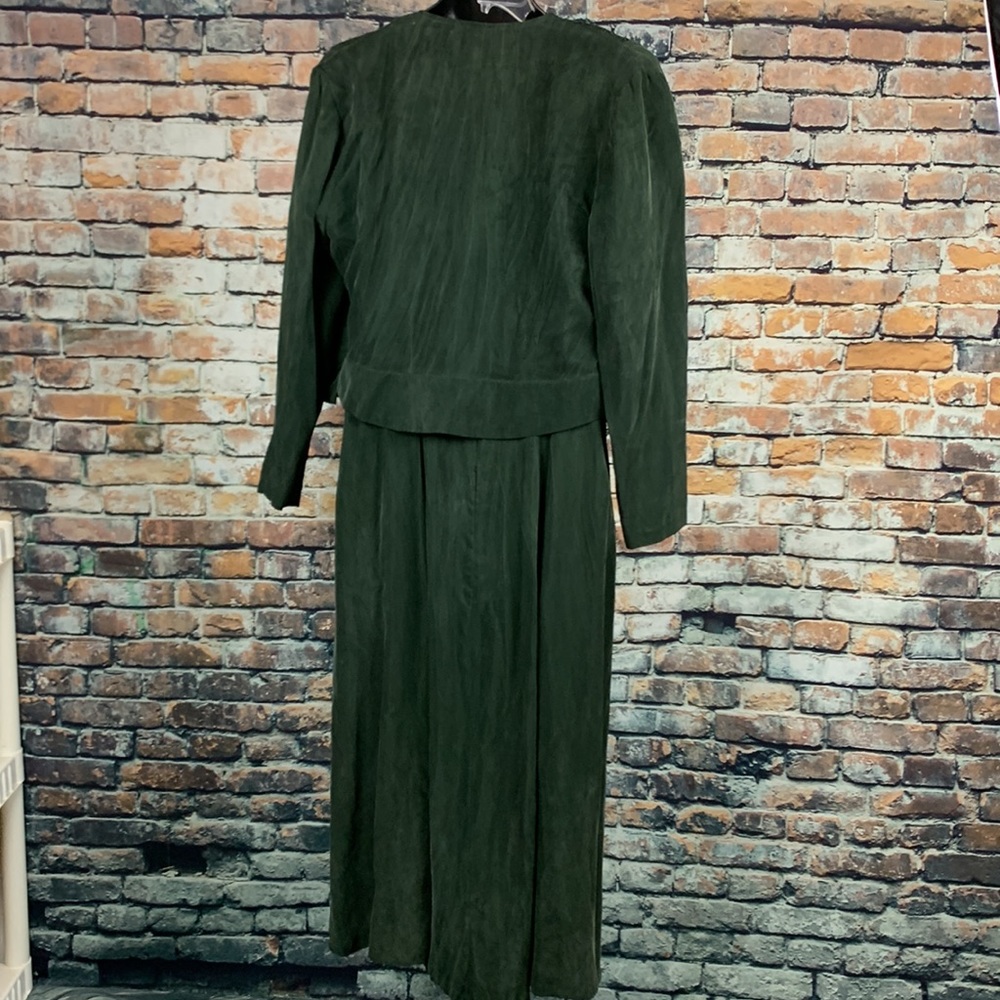 Wild Rose green dress & Jacket size 10 - Picture 5 of 7
